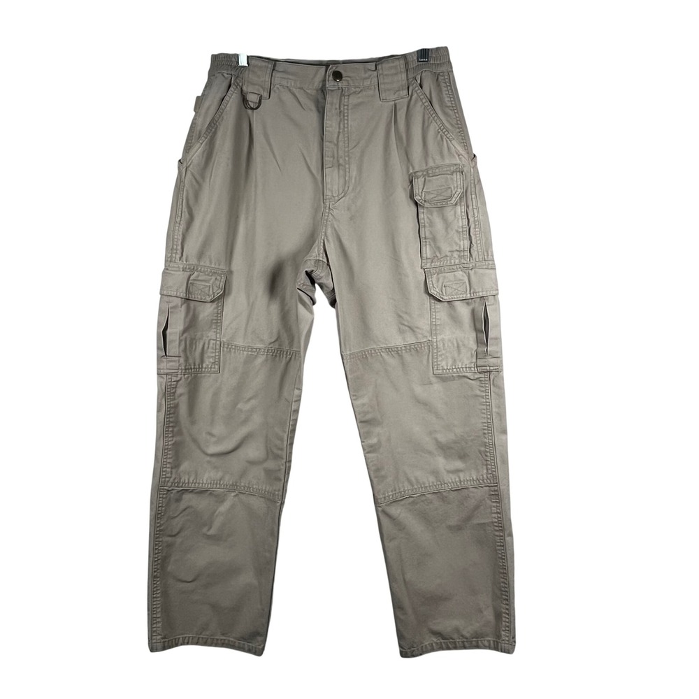 5.11 Tactical Cargo Outdoor Pants Mens Khaki Cotton Canvas‎ Size 32X30